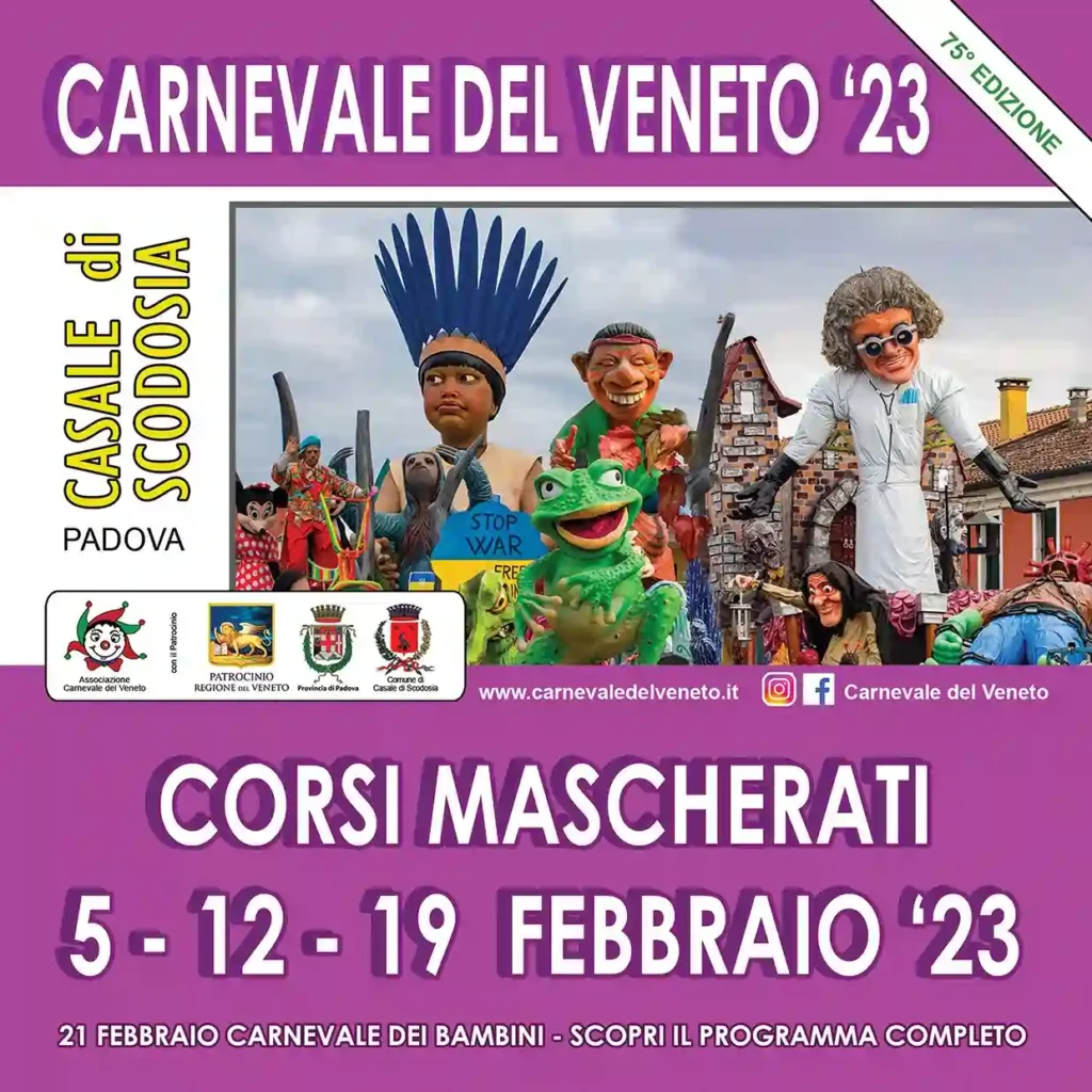 Locandina 75^ Edizione Carnevale dl Veneto