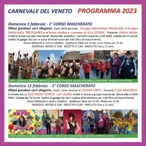 Programma 75^ Edizione Carnevale dl Veneto